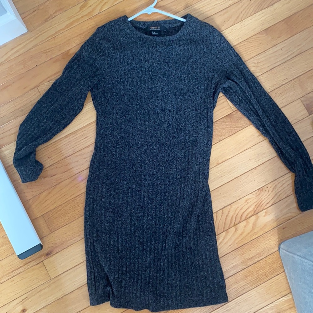 Gray Sweater Dress - Forever 21